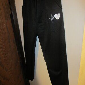 WOMEN'S PLUS SIZE-2XL-BLACK STRETCH PANTS